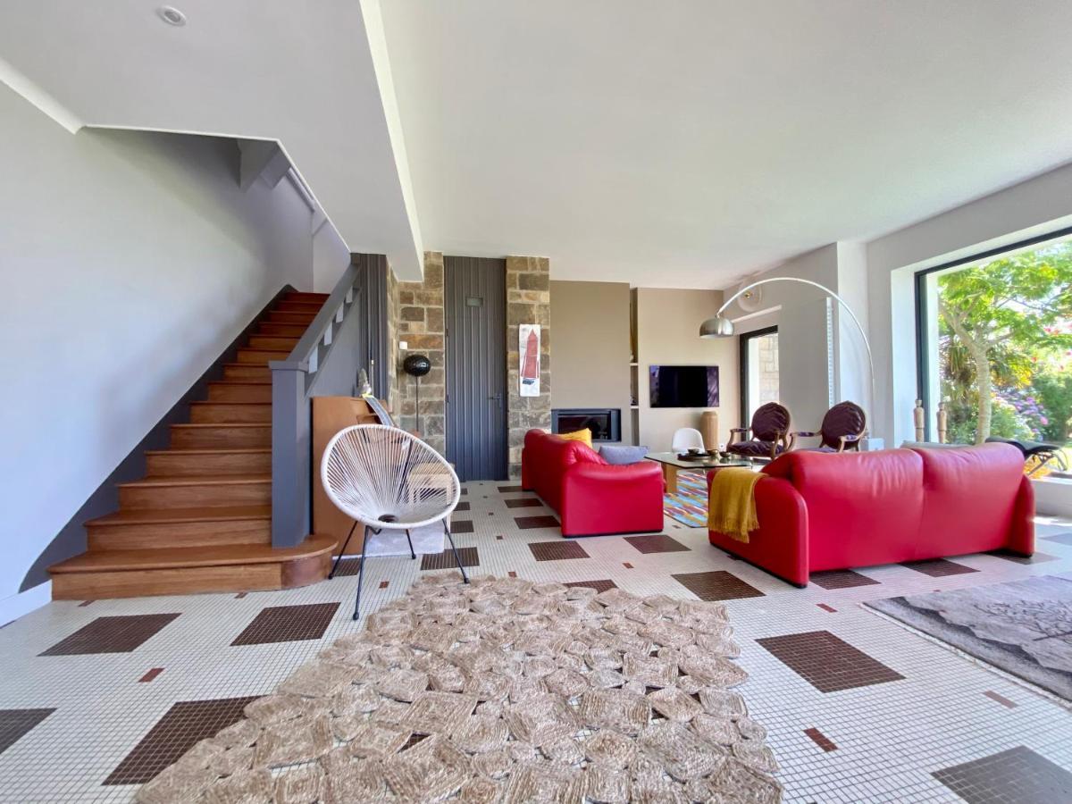 Superbe Villa Vue Sur Mer, Corniche De La Plage Bénodet Kültér fotó