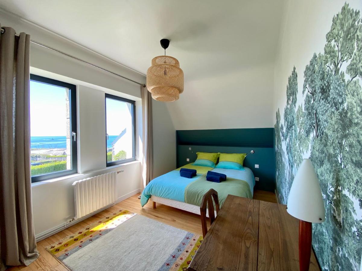 Superbe Villa Vue Sur Mer, Corniche De La Plage Bénodet Kültér fotó