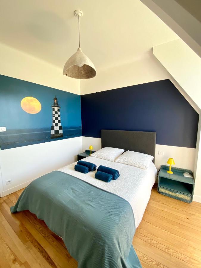 Superbe Villa Vue Sur Mer, Corniche De La Plage Bénodet Kültér fotó
