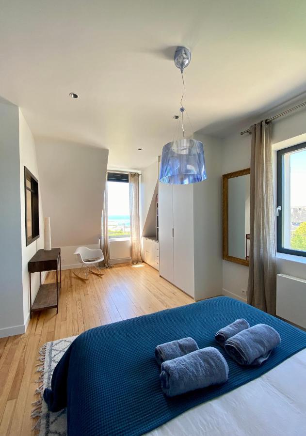 Superbe Villa Vue Sur Mer, Corniche De La Plage Bénodet Kültér fotó