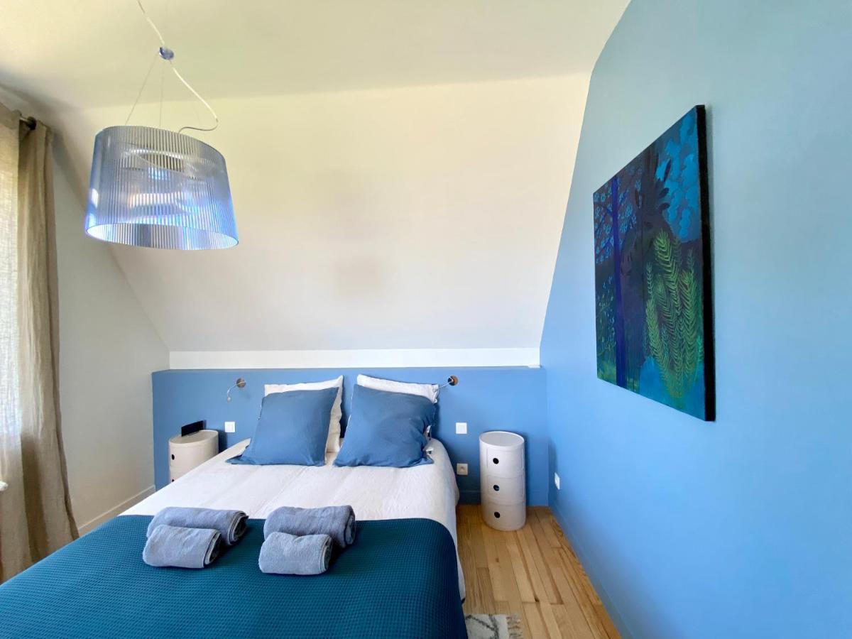 Superbe Villa Vue Sur Mer, Corniche De La Plage Bénodet Kültér fotó